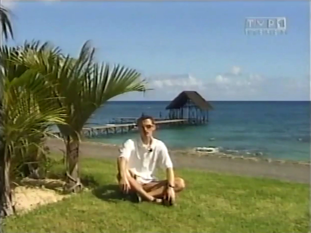Adam Małysz na Mauritiusie (TVP)